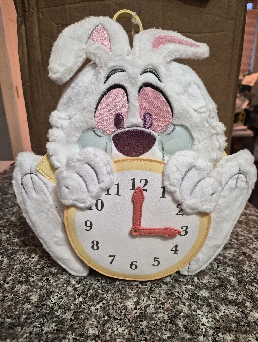 Loungefly White Plush Rabbit From Alice In Wonderland